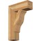 Ekena Millwork Funston Block Rough Sawn Bracket, Western Red Cedar, 6"W x 20"D x 28"H BKT06X20X28FST05RWR - alternate 1